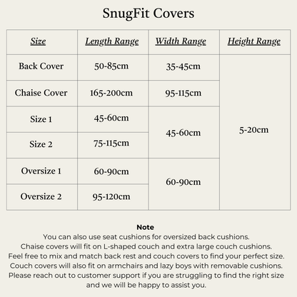 Snugfit Couch Covers